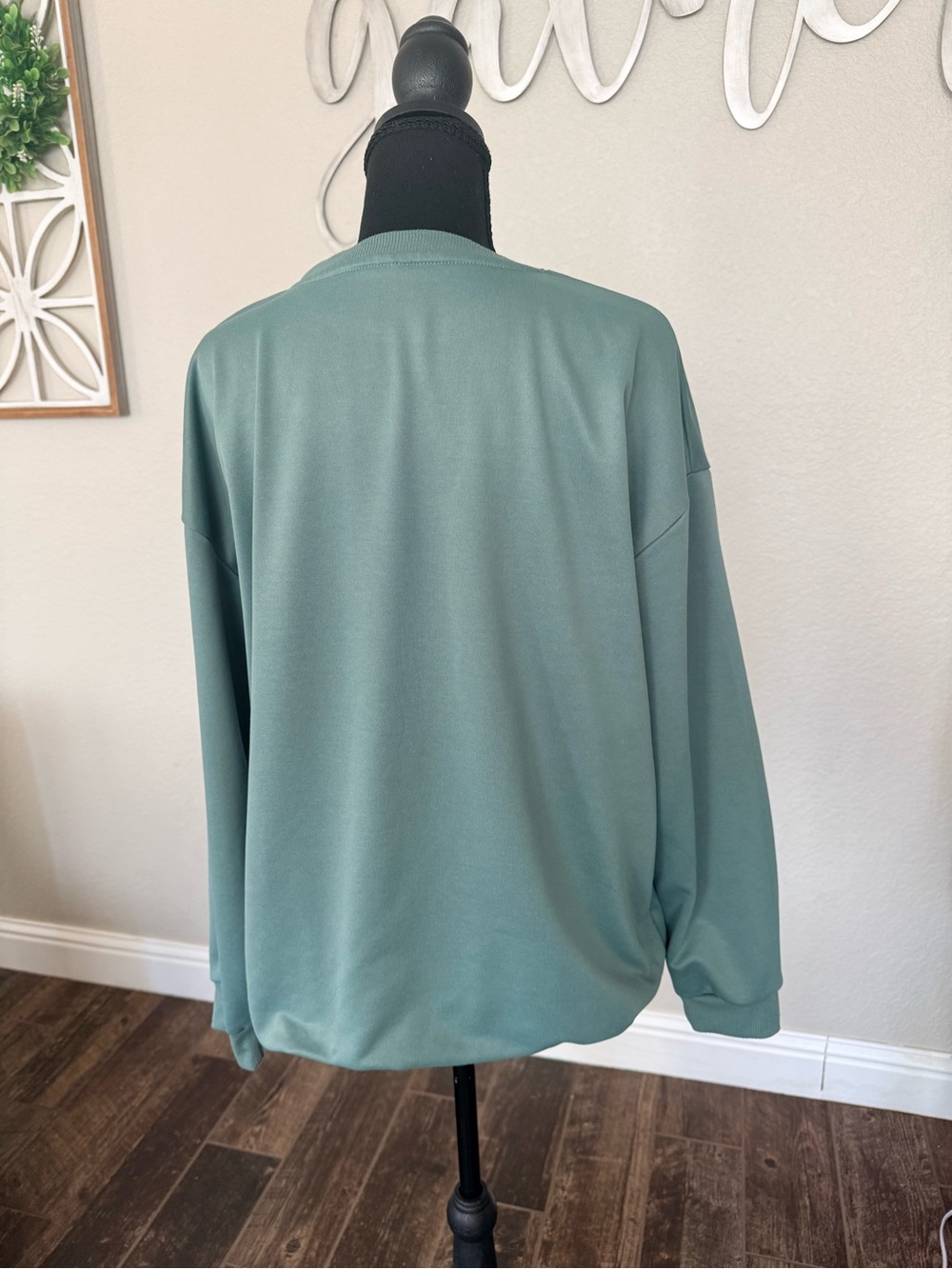 Coffee & Books Sage Green Graphic Sweatshirt - Picture 2 of 3